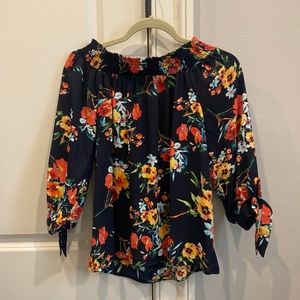 Floral patterned off the shoulder - great for summer